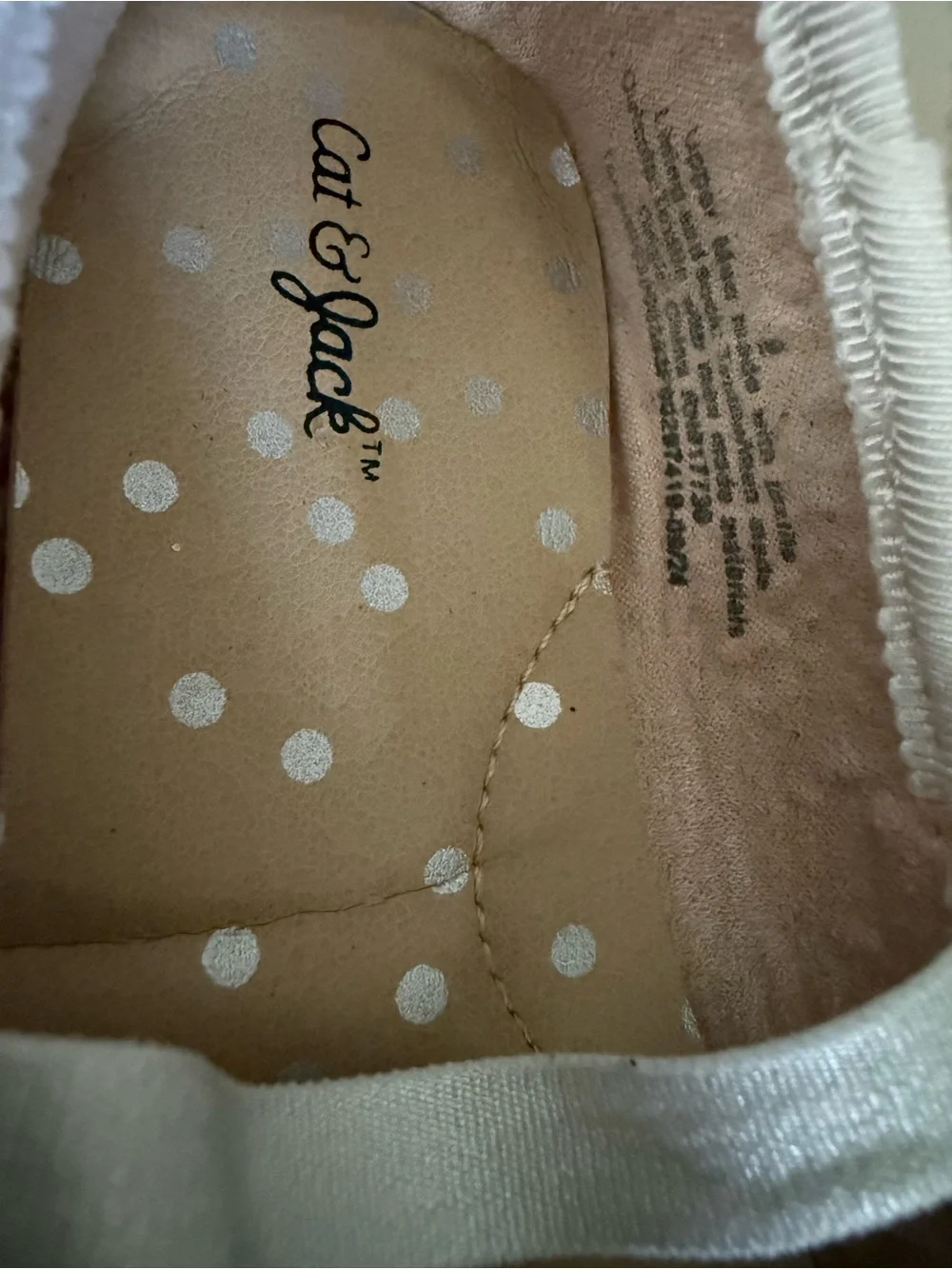 Cat & Jack White Girls' Ballet Flats with Bow